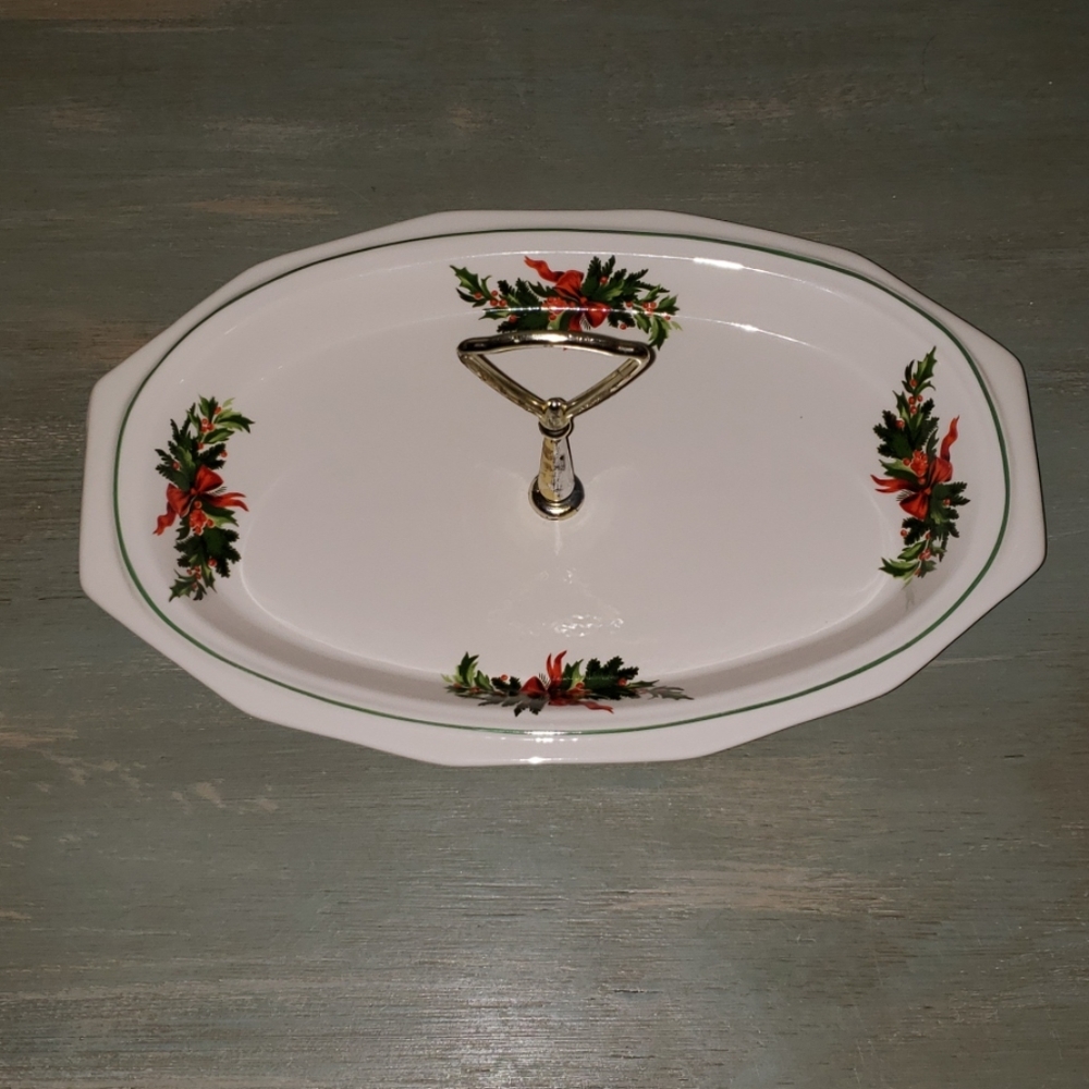 Pfaltzgraff Christmas Heritage Handle Serving Tray
